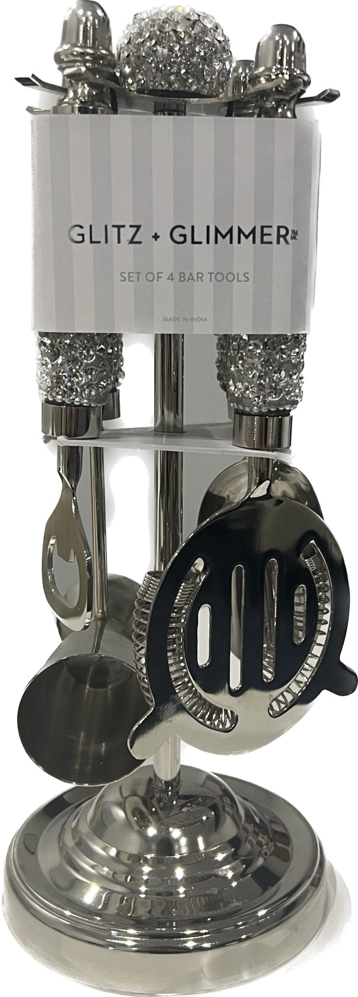 Glam Crystal Bar Accessory Set - HER Home Design Boutique